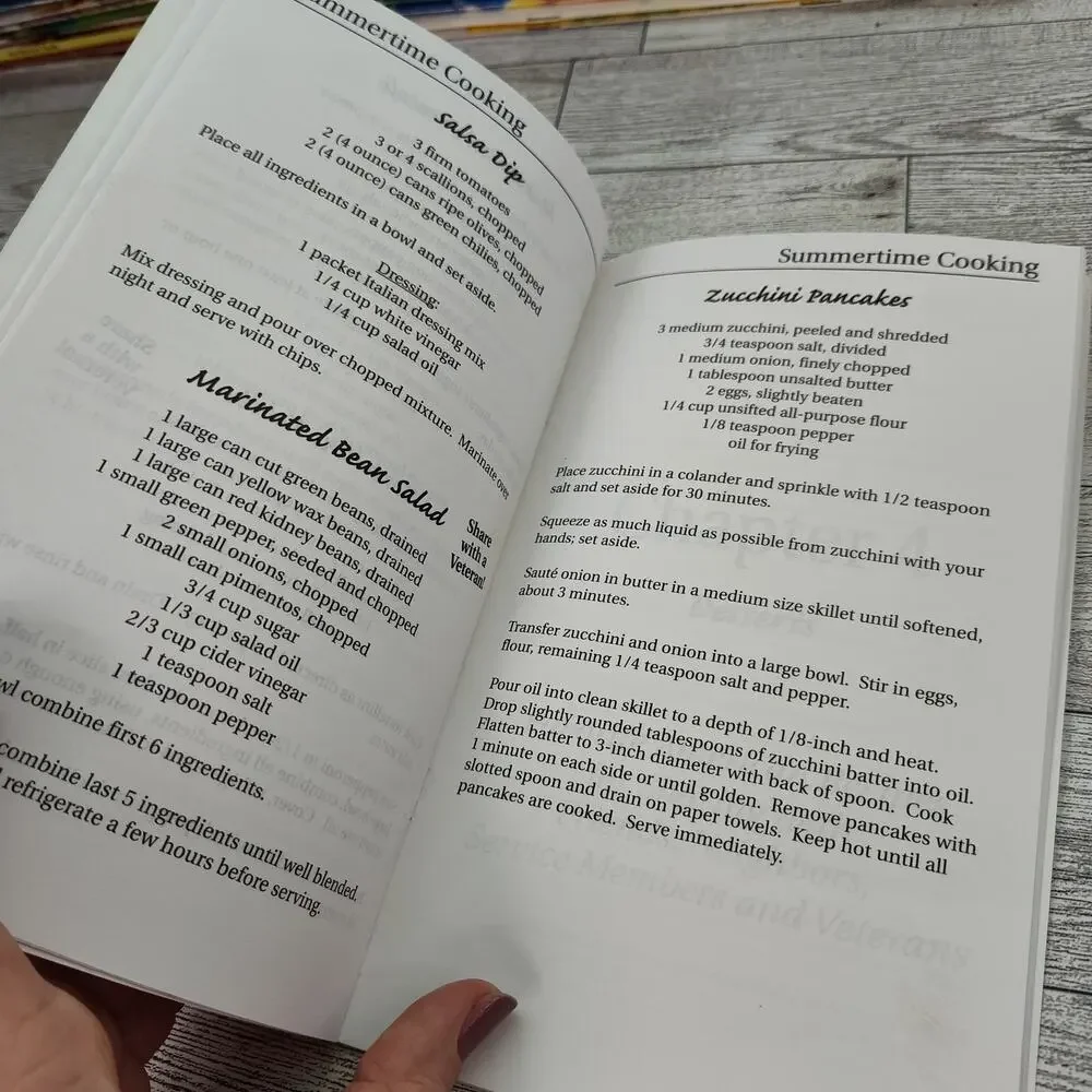 VFW‎ Summertime Cooking 2002 Volume 6 Cookbook Booklet Recipes